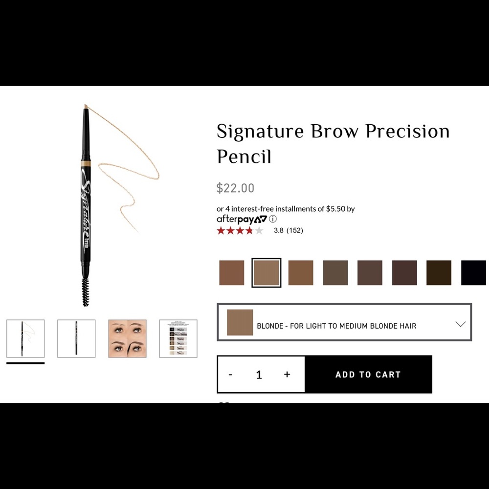Kat Von B Signature Brow Precision Pencil.